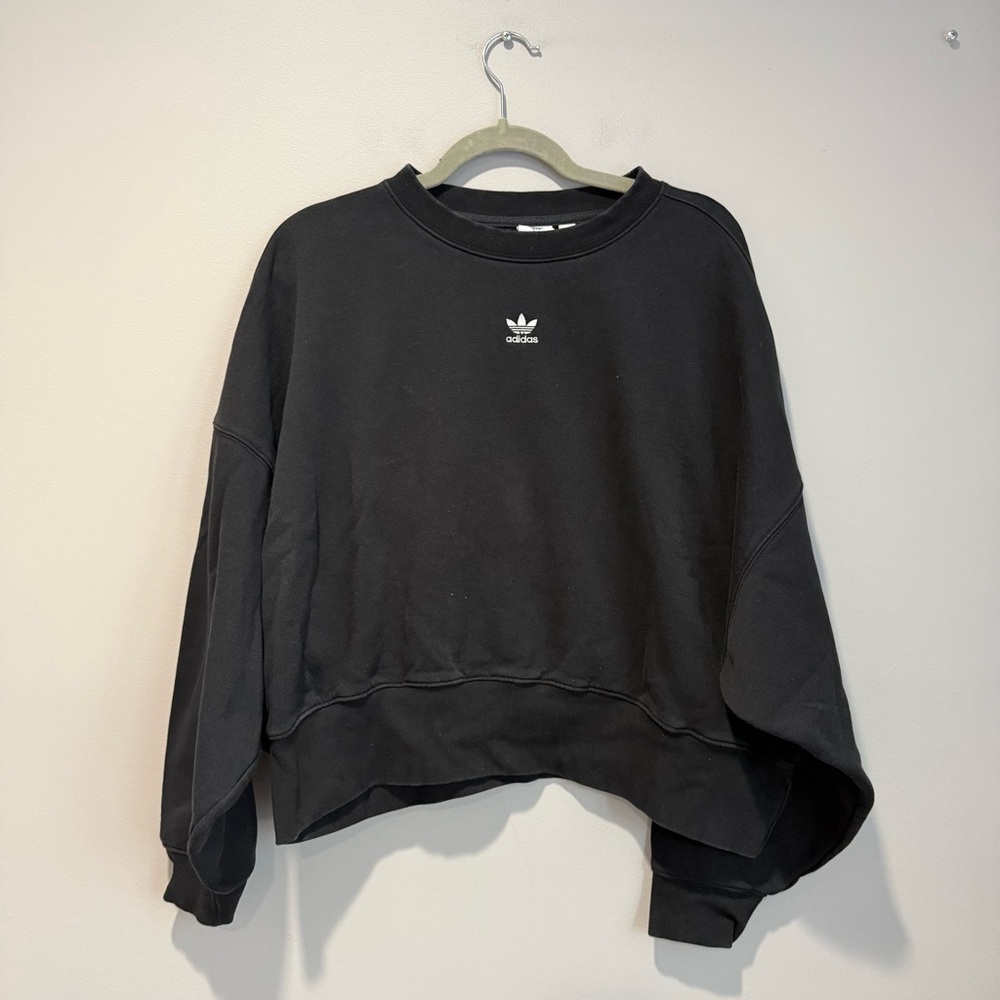 Adidas Black Crewneck